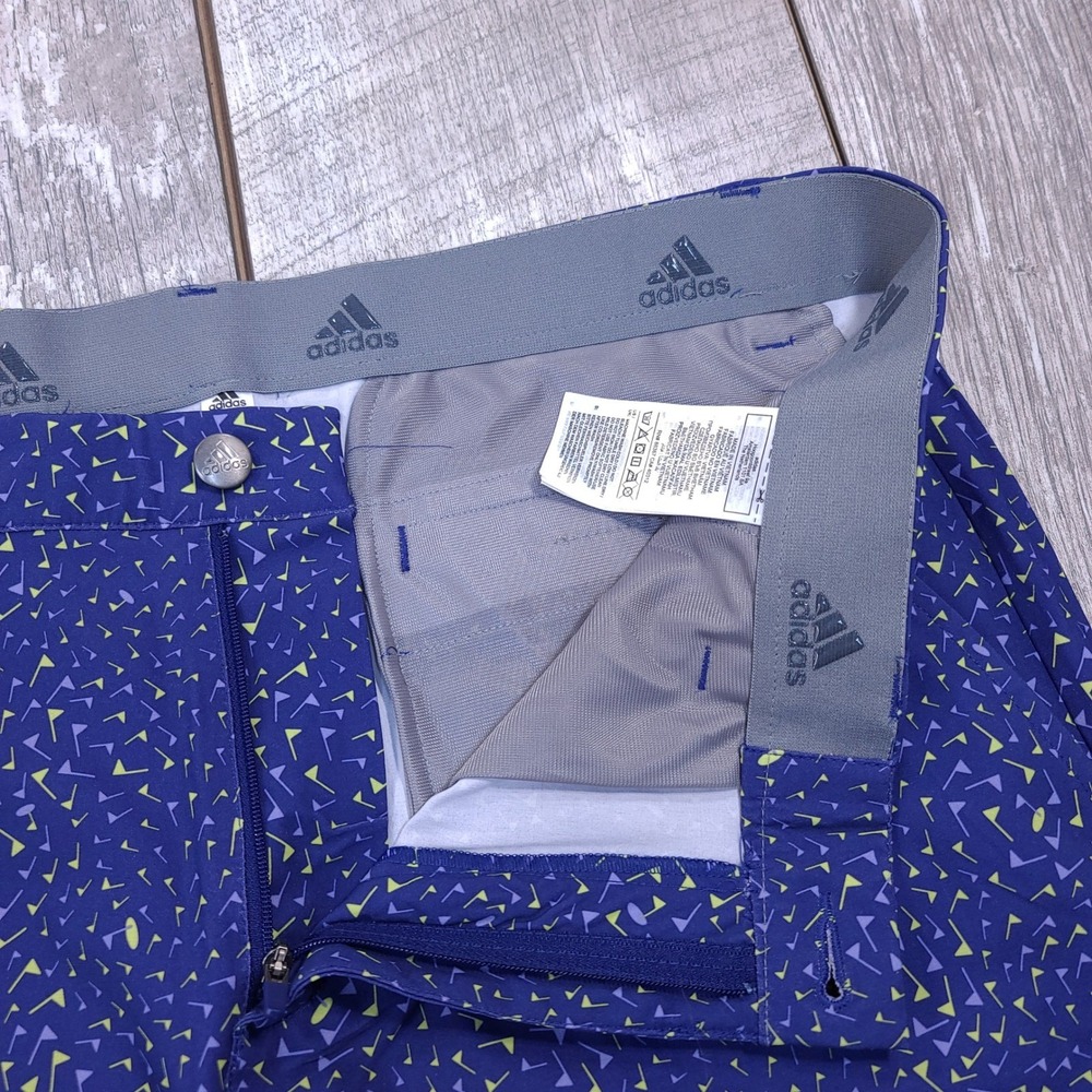 Adidas Ultimate 365 Golf Shorts Mens Size 30 Blue Golf Legend Ink Pulse Lime - Picture 5 of 8